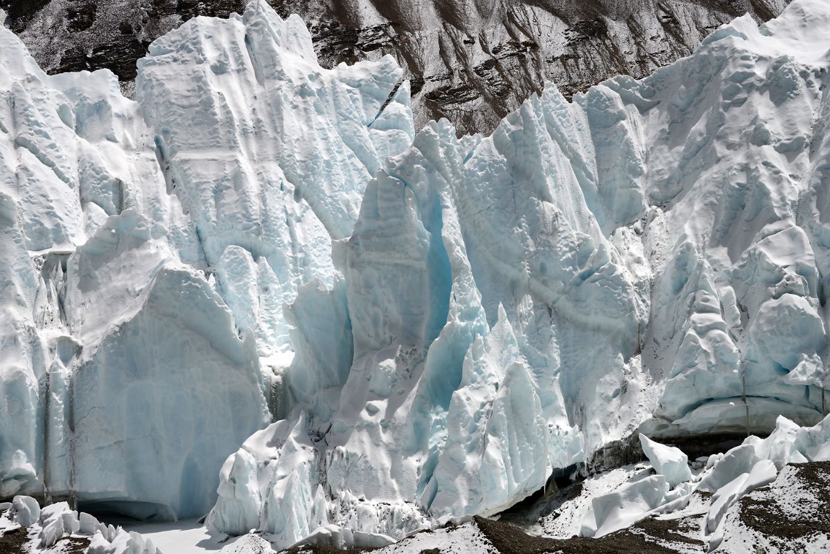 35 Ice Penitentes On The East Rongbuk Glacier On The Trek From Intermediate Camp To Mount Everest North Face Advanced Base Camp In Tibet